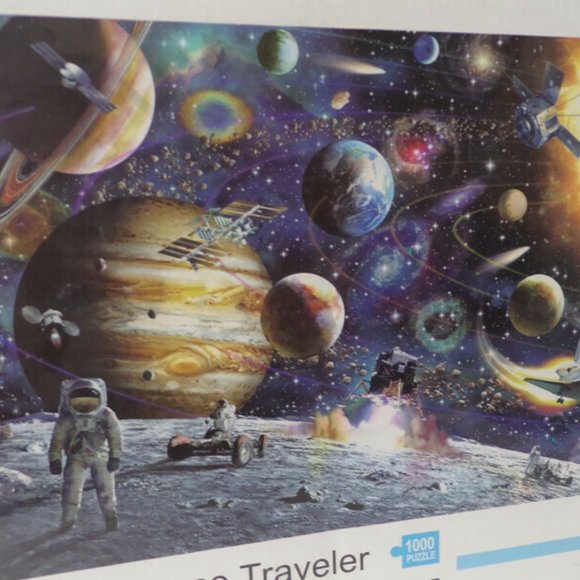 Space Traveler Jigsaw Puzzle 1000 Pieces 14 + - Picture 2 of 4